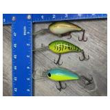 3- MED DIVING CRANK BAITS