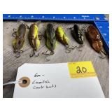 6-CRAW FISH CRANK BAITS