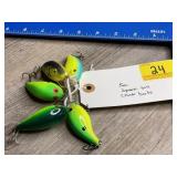 5- SQUARE BILL CRANK BAITS
