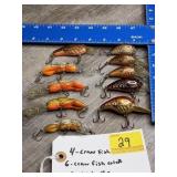 10- CRAW FISH CRANK BAITS