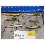 6 JERK BAITS