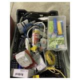 TV WIRES, COMPUTER WIRES, AND HOUSE ITEMS