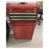 CRAFTSMAN THREE DRAWER TOOL BOX WITH TEST RITE