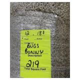 217sqft 12X18 BUGS BUNNY CARPET