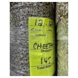 145sqft 12X12 CHEETAH CARPET