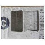 Black 39" Storage Cabinet