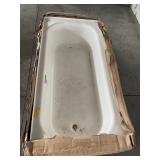 60x30x14 ALOHA PORCELAIN FINISHED STEEL BATHTUB