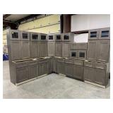 BROOKLYN SLATE 20pc CABINET SET WITH 30" UPPER
