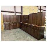 RICHMOND AUBURN 16pc CABINET SET WITH 42" UPPER