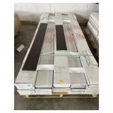 408sqft 6 7/8" x RL 1/2" THICK WIRED BRUSH HARDWOD