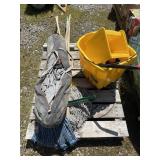 COLEMAN TENT AND MOP BUCKETS