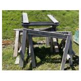 ASSORTED SAW HORSES