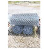 4 ROLLS OF CHAIN LINK FENCE