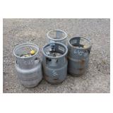 4PCS - MINI PROPANE TANKS