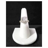 6.00 CT. ROUND BRILLIANT DIAMOND RING - 14K WHITE