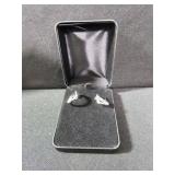 BLUE AND WHITE DIAMOND DINNER EARRINGS