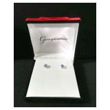 TANZANITE SOLITAIRE EARRINGS