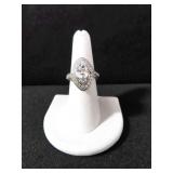 4.25 CT. WHITE SAPPHIRE DINNER RING