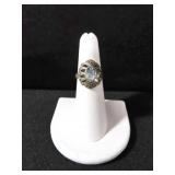 AQUAMARINE ESTATE RING