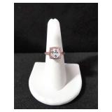 WHITE SAPPHIRE ESTATE RING