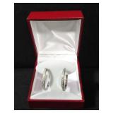 DIAMOND HOOP EARRINGS