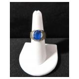6 CT. LAB CREATED SAPPHIRE DINNER RING