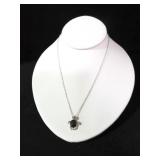 ONYX TURTLE NECKLACE