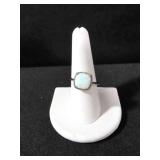LAB CREATED OPAL DINNER RING - SIZE 9