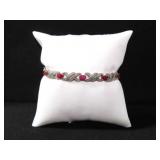 RUBY AND DIAMOND BRACELET