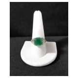 2.22 CT. EMERALD ESTATE RING