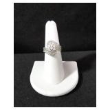WHITE TOPAZ DESIGNER RING