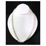 SINGLE STRAND PEARL NECKLACE