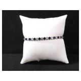 BLUE AND WHITE SAPPHIRE BRACELET