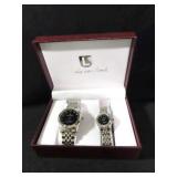 LUIS CARDINI WATCH SET "MIDNIGHT SILVER"