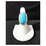 18 CT. TURQUOISE ESTATE RING
