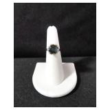 ROUND CUT MYSTIC SAPPHIRE DINNER RING