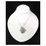 4.55 CT TANZANITE NECKLACE