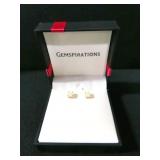 MEXICAN FIRE OPAL EVENING EARRINGS