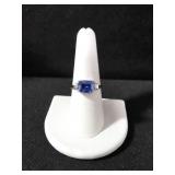 PETITE CUT TANZANITE EVENING RING