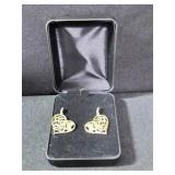 DIAMOND HEART EARRINGS