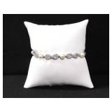 CULTURED PEARL TENNIS BRACELET