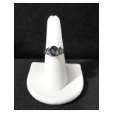 3 STONE 2.88 CT. MYSTIC TOPAZ EVENING RING