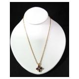 GARNET ESTATE NECKLACE
