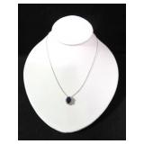 OVAL CUT LAB CREATED SAPPHIRE DINNER RING