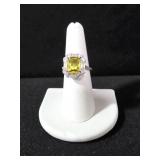 5.22 CT. LAB CREATED CITRINE ESTATE RING