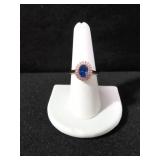 ROSE TONE SAPPHIRE ESTATE RING