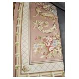 WILTON STYLE AREA RUG WITH PAD