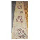 WILTON STYLE AREA RUG WITH PAD