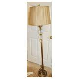 METAL AND GLASS CONTEMPORARY FLOOR LAMP NEEDS
