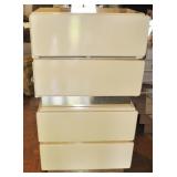 PAIR CONTEMPORARY 2 DRAWER NIGHT STANDS